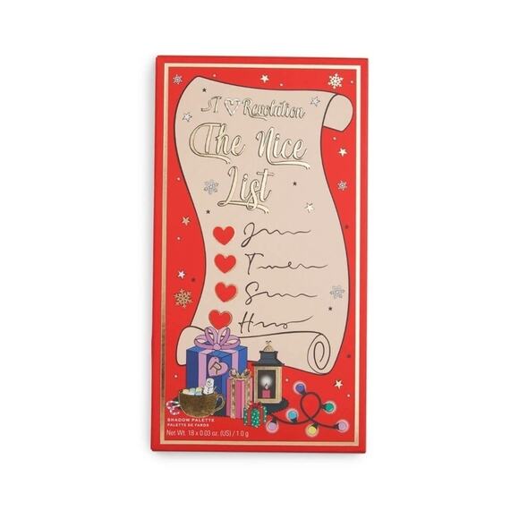 ⭐️‎ Revolution Beauty Makeup Nice List Shadow Palette Brand New Holiday Gift NWT - Picture 1 of 8